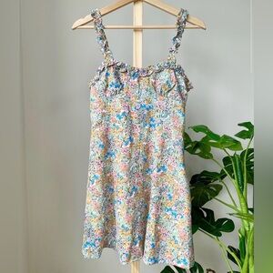Zara multi color floral dress
